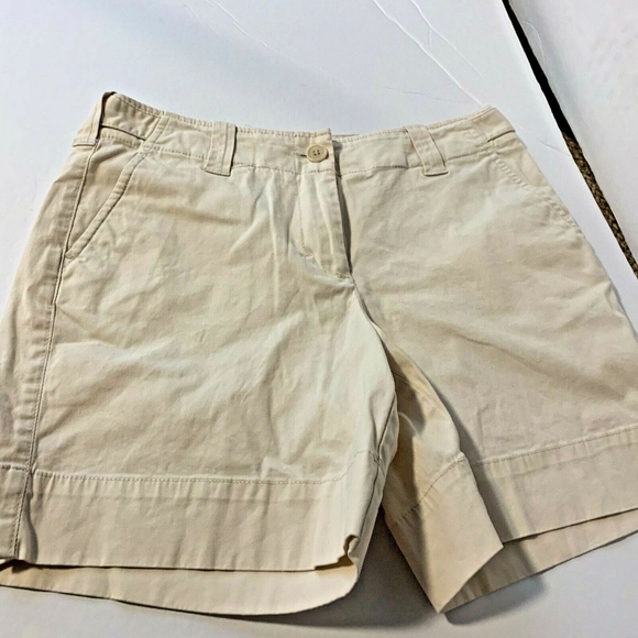 Talbots Pants - Talbots Womens Sz 4 P Shorts Khaki Tan 6" inseam